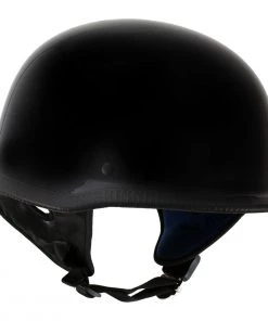 Outlaw Helmets Outlaw T-75'The Hanz' German Style Gloss Black Advanced Motorcycle Half Helmet