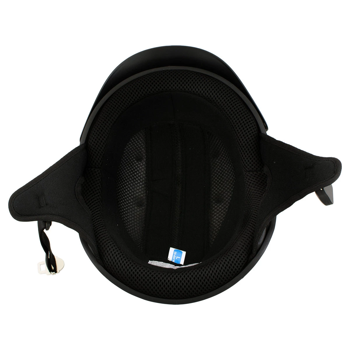 Outlaw Helmets Riding Gear Outlaw T70 'Purple Butterfly' Advanced DOT Glossy Black Motorcycle Half Helmet