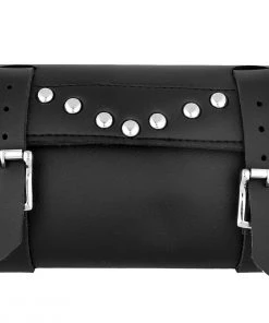 Hot Leathers TBC1005 Medium PVC Motorcycle Studded Tool Bag 10X5X3