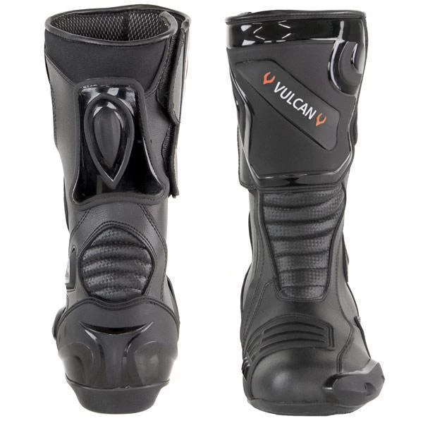 Vulcan V300 Men's Black 'Velocity' Motorcycle Racing Sport Boots