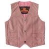 Vests Hot Leathers VSK1003 Kids Leather Pink Toddler Vest