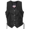 Hot Leathers VSL5001 USA Made Ladies Braided Leather Vest