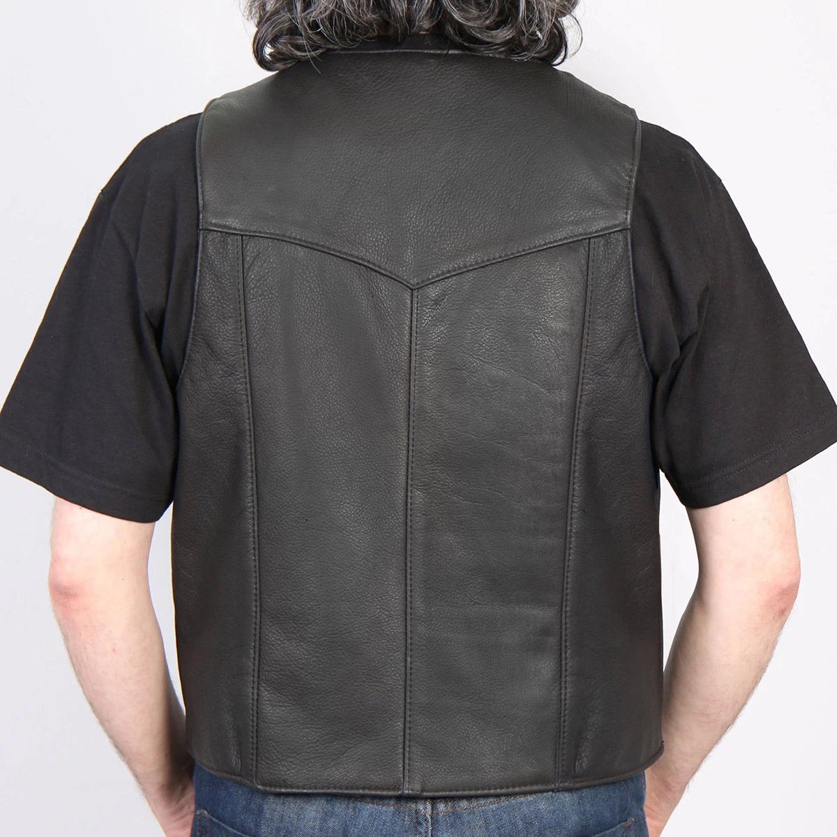 Hot Leathers VSM5006 Men's USA Made Classic Premium Leather Vest