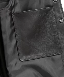 Hot Leathers VSM5008 Men's USA Made Side Lace Premium Leather Vest