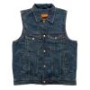 Hot Leathers VSM6001 Men's Blue Denim Vest