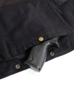 Hot Leathers VSM6002 Men's Black Denim Vest