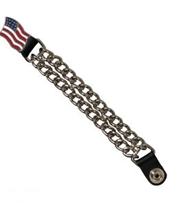 Vest Extenders Hot Leathers VXC2003 American Flag Chain Vest Extender