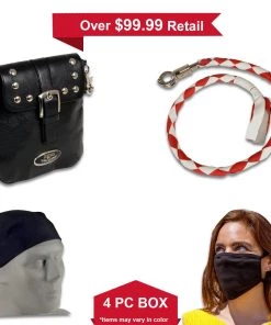 Milwaukee Leather Women's Biker Essentials Accessory Box Bundle Riding Gear