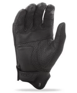 Fly Racing Thrust Men's Perforated Black Leather Gloves