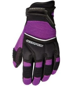 Scorpion EXO Scorpion Cool Hand II Women's Purple Leather Gloves Riding Gear