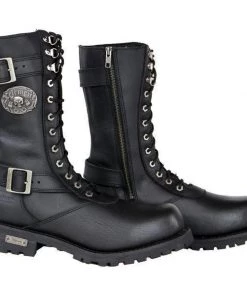 Xelement Footwear Xelement X19409 'Fury' Men's Black Performance Leather Boots