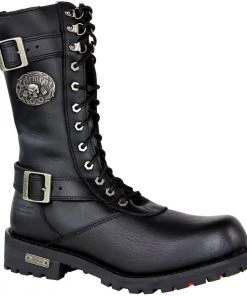 Xelement Footwear Xelement X19409'Fury' Men's Black Performance Leather Boots