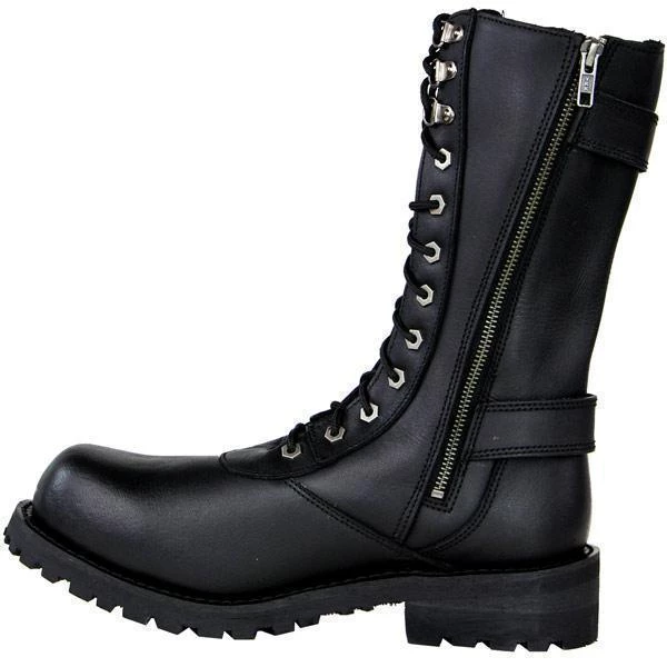 Xelement Footwear Xelement X19409 'Fury' Men's Black Performance Leather Boots