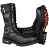 Xelement Footwear Xelement X19409 'Fury' Men's Black Performance Leather Boots