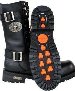 Xelement Footwear Xelement X19409'Fury' Men's Black Performance Leather Boots