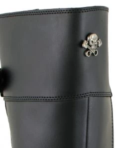 Xelement Footwear Xelement X93009 Women's'Myna' Black Performance Tall Leather Boots Riding Gear