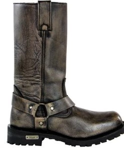 Xelement Footwear Xelement X99005 'Throttle' Men's Distressed Brown Performance Leather Boots
