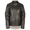 Milwaukee Leather LKL2720 Women's Black Classic Side Lace Leather Motorcycle Jacket