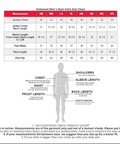 Riding Gear Xelement RN4768 Men's Black And Blue 2-Piece Motorcycle Rain Suit With Boot Strap