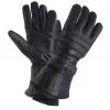 Riding Gear Xelement XG1227 Men's Black 'Gauntlet' Leather Gloves With Rain Cover