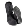 Genuine Leather Riding Gear Unisex XS002 Black Full Coverage Hard Walking Sole Motorcycle Rain Boot Covers