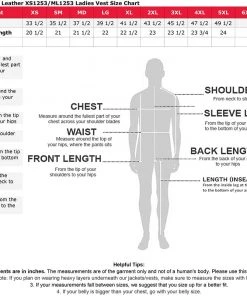 Motorcycle Vests Milwaukee Leather XS1253 Women's Classic Black Leather Vest With Buffalo Nickel Snap Buttons