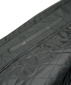 Event Leather SH1408 Men's Black ‘Sporty Crossover’ Vented Black Leather Moto Jacket Leather Motorcycle Jackets