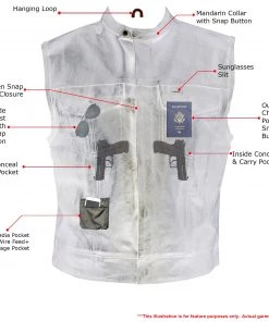 Xelement XS1937 Men's 'Quick Draw' Black Leather Motorcycle Vest Motorcycle Vests