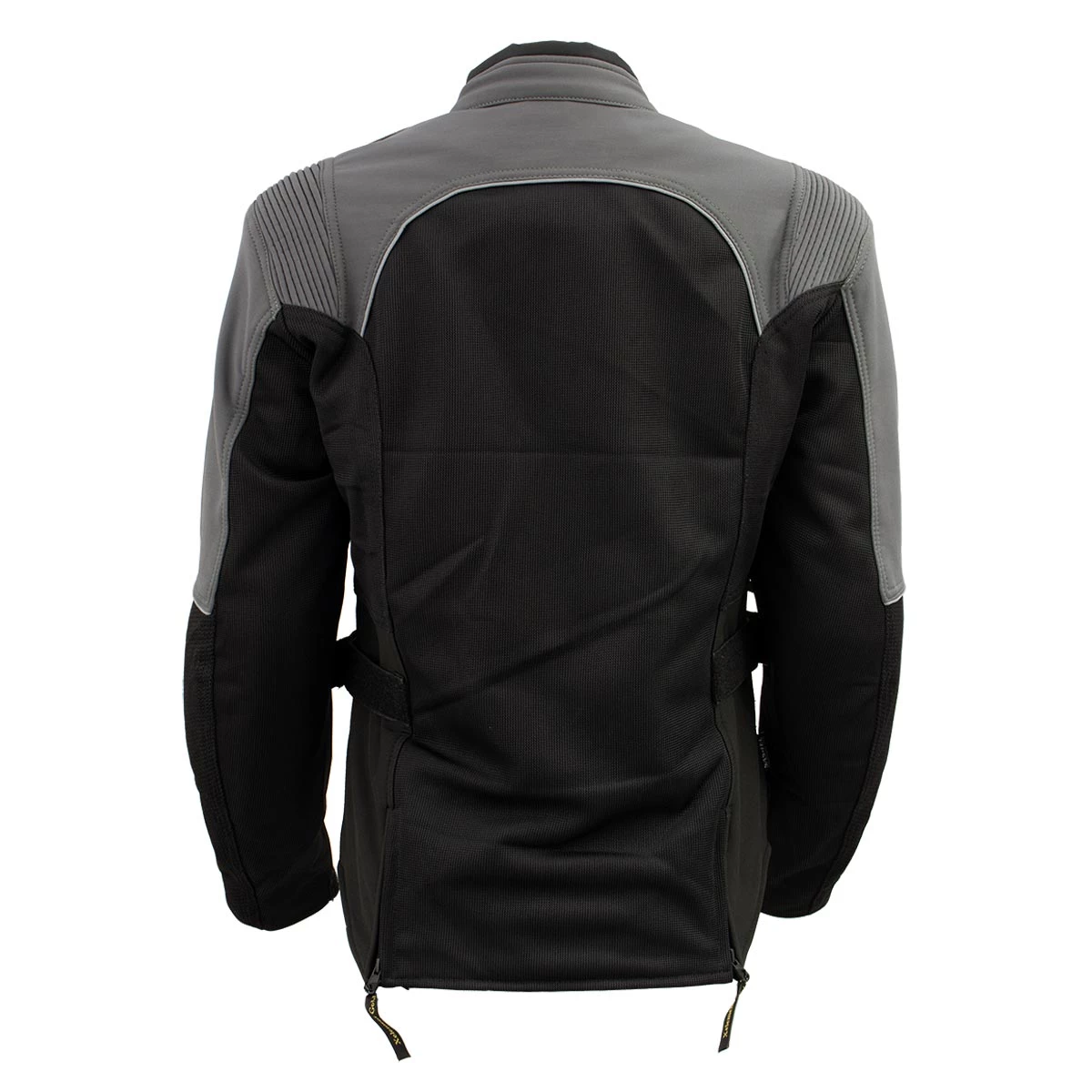 Xelement 'Gold Series' XS22007 Ladies 'Be Cool' Black With Grey Textile And Soft-Shell Motorcycle Jacket With X-Armor Motorcycle Jackets