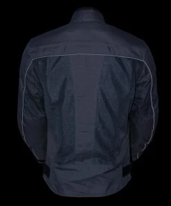 Motorcycle Jackets Xelement XS22012 Ladies'Shade' Grey Textile And Mesh Scooter Jacket With X-Armor