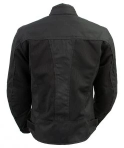Xelement XS22012 Ladies'Shade' Black Textile And Mesh Scooter Jacket With X-Armor