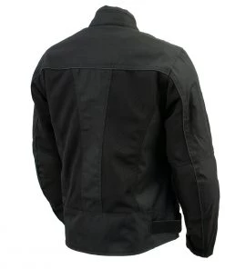Xelement XS22012 Ladies'Shade' Black Textile And Mesh Scooter Jacket With X-Armor
