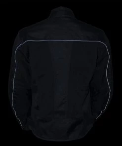 Xelement XS22012 Ladies'Shade' Black Textile And Mesh Scooter Jacket With X-Armor