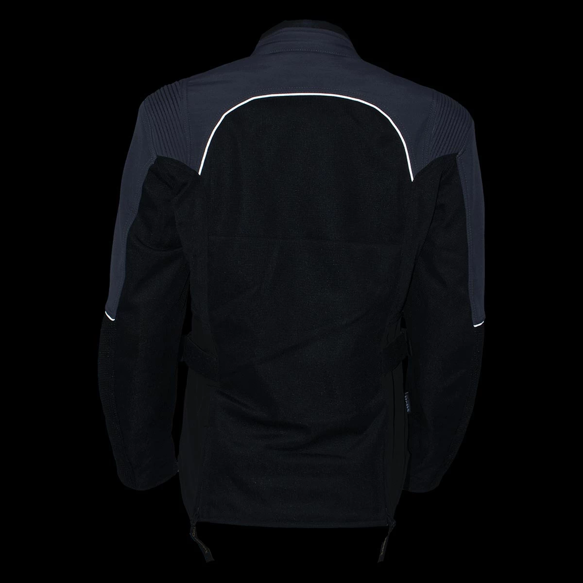 Xelement 'Gold Series' XS22007 Ladies 'Be Cool' Black With Grey Textile And Soft-Shell Motorcycle Jacket With X-Armor Motorcycle Jackets