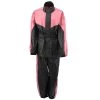 NexGen Ladies XS5001 Black And Pink Water Proof Rain Suit With Reflective Piping