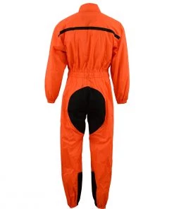 Riding Gear NexGen Men’s XS5004 Orange Hi-Viz Water Proof Rain Suit With Reflective Panels