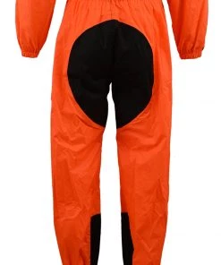 Riding Gear NexGen Men’s XS5004 Orange Hi-Viz Water Proof Rain Suit With Reflective Panels