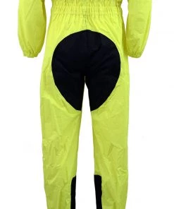 NexGen Men’s XS5004 Yellow Hi-Viz Water Proof Rain Suit With Reflective Panels