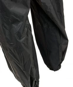 Riding Gear NexGen Men’s XS5020 Orange And Black Hooded Hi Visibility Water Proof Rain Suit With Reflective Piping