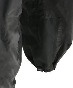 NexGen Ladies XS5031 Yellow And Black Hi-Viz Water Proof Rain Suit With Cinch Sides