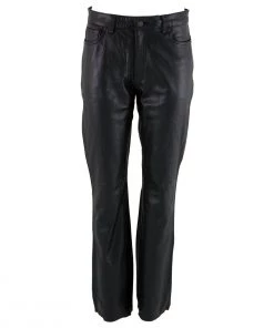 Xelement XS679 Ladies'Nubile' Classic Black Buffalo Leather Pants Motorycle Pants & Chaps