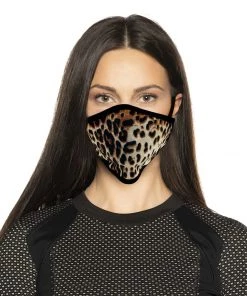 Riding Gear Xelement XS8005 'Leopard Print' USA Made 100 % Cotton Protective Face Mask