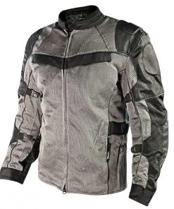 Xelement XS8162 Men's'Venture' All Season Black With Grey Tri-Tex And Mesh Jacket With X-Armor Protection Motorcycle Jackets